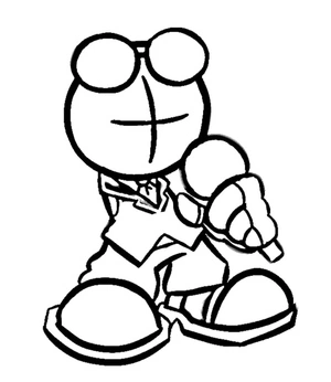 Página para Colorir Página para Colorir Friday Night Funkin 5