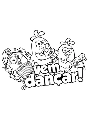 Página para Colorir Galinha Pintada Grátis