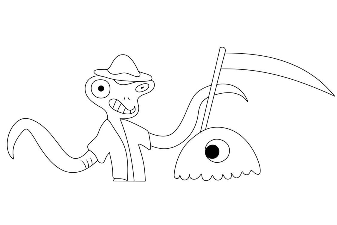 Página para Colorir Banban Garden 5 para Imprimir