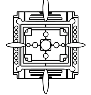 Página para Colorir Perfeição Geométrica