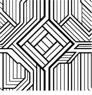 Página para Colorir Imagem Geométrica