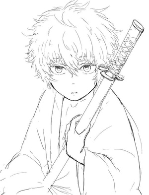 Gintoki do anime Gintama