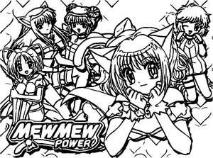 Página para Colorir Página para Colorir de Glitter Force para Impressão
