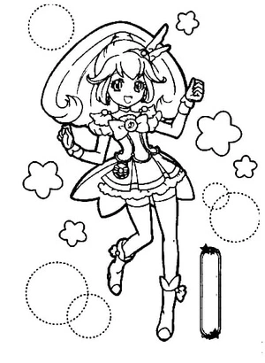 Página para Colorir Página para Colorir Grátis Glitter Force