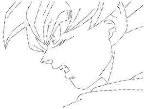 Página para Colorir Rastreando Son Goku