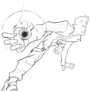 Página para Colorir de Phoenix, o Agente Valorant