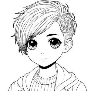 Garoto com Estilo Gótico