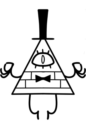 Página para Colorir William Cipher