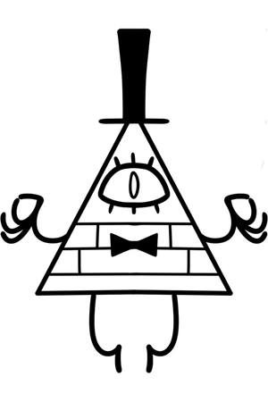 Página para Colorir Página para Colorir William Cipher