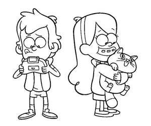 Dipper e Mabel Pines de Gravity Falls