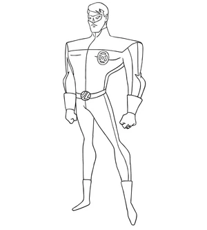 Lanterna Verde da DC Coloring Page