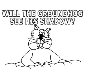 Página para Colorir Página para Colorir do Dia da Marmota