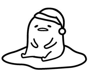 Gudetama com tema de Natal