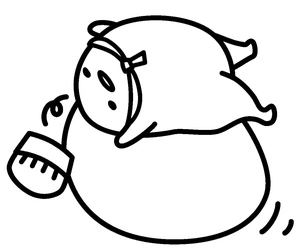 Página para Colorir Página para Colorir do Gudetama