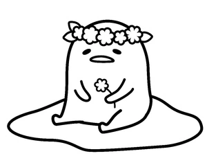 Página para Colorir Querido Gudetama