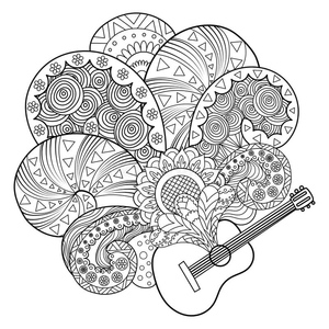 Zentangle de Violão