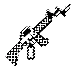 Página para Colorir Ferramentas de Batalha Minecraft