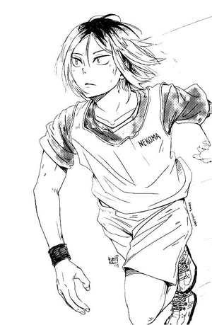 Página para Colorir Página para Colorir do Kenma Kozume para Imprimir