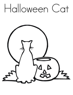 Gato Básico de Halloween