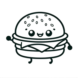 Hambúrguer Animado