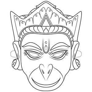 Máscara de Hanuman