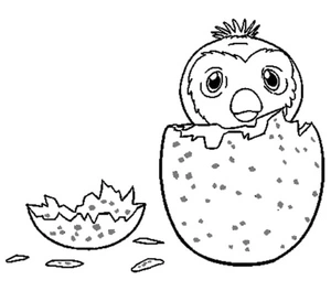 Página para Colorir Página para Colorir Hatchimals