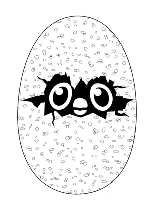Página para Colorir Página para Colorir Ovo de Hatchimals