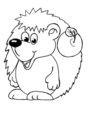 Desenho Animado de Ouriço