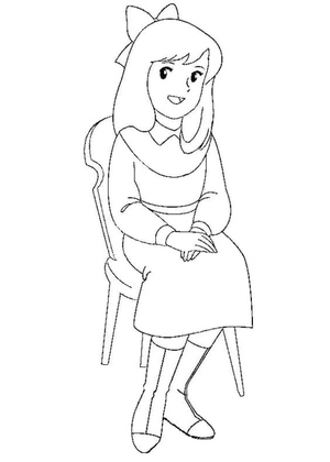 Clara Sesemann da história "Heidi"