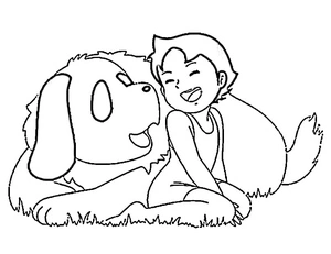 Página para Colorir Página para Colorir Imprimível da Heidi