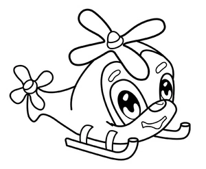 Página para Colorir Chopper Encantador