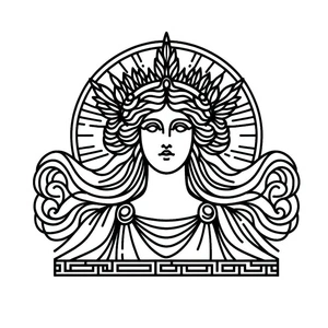 Página para Colorir Hera, a Incrível Deusa Grega