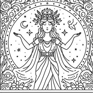 Página para Colorir Incrível Hera
