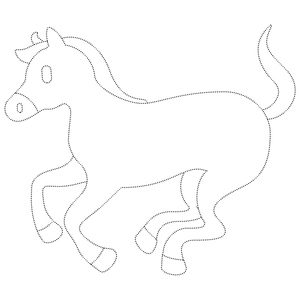 Desenhando um Cavalo em Corrida