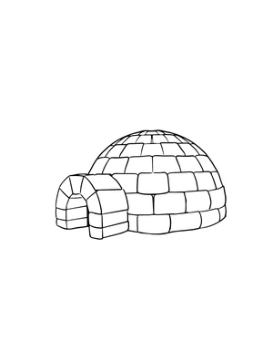 Página para Colorir Delícia do Iglu
