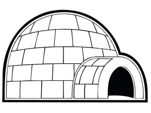 Página para Colorir Oásis do Iglu