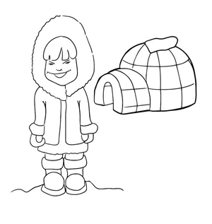 Página para Colorir Criança Brincalhona com Icehouse