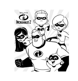 Silhueta Incrível da Família