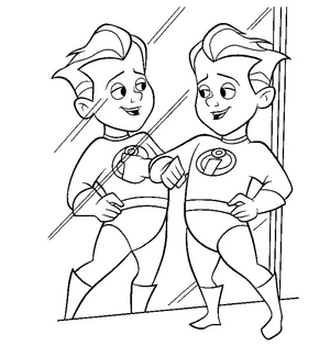 Página para Colorir Dash Parruel