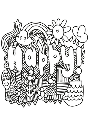 Página para Colorir Inspirações Grátis