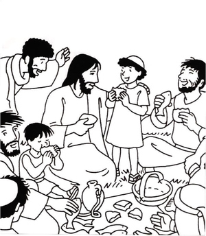 Jesus Alimenta Cinco Mil Pessoas