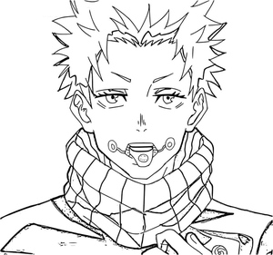 Toge Inumaki de Jujutsu Kaisen
