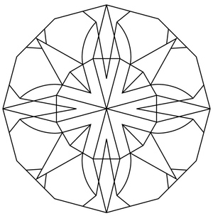 Design Simples de Caleidoscópio