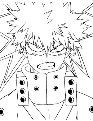 Bakugo Katsuki Furioso