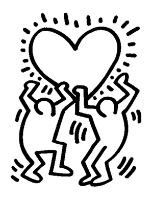 Ilustração de Keith Haring