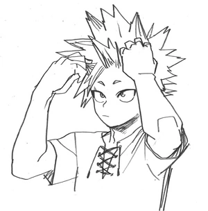 Página para Colorir Adorável Kirishima
