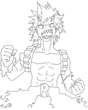 Eijiro Kirishima de My Hero Academia