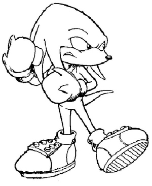 Esboço Simples do Knuckles