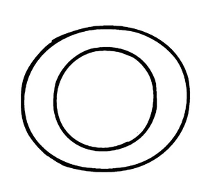 Página para Colorir Consoantes do Alfabeto Coreano: NG