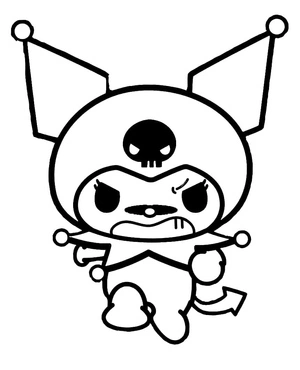 Página para Colorir Página para Colorir Kuromi